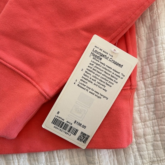 NWT lululemon loungeful cropped hoodie - Picture 2 of 5